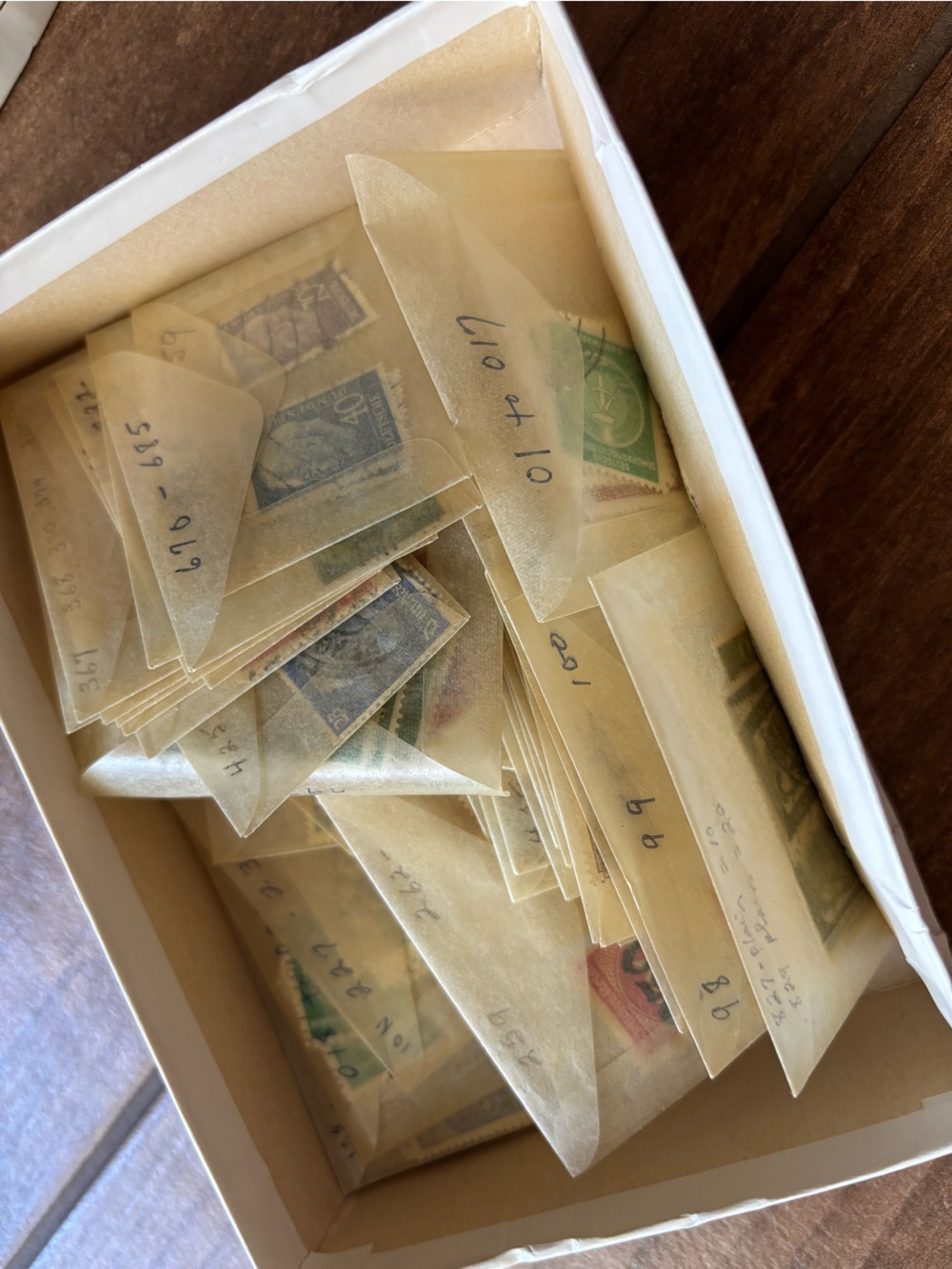 Vintage Germany Deutsches Reich Stamp Collection 100s Glassine Envelopes Antique